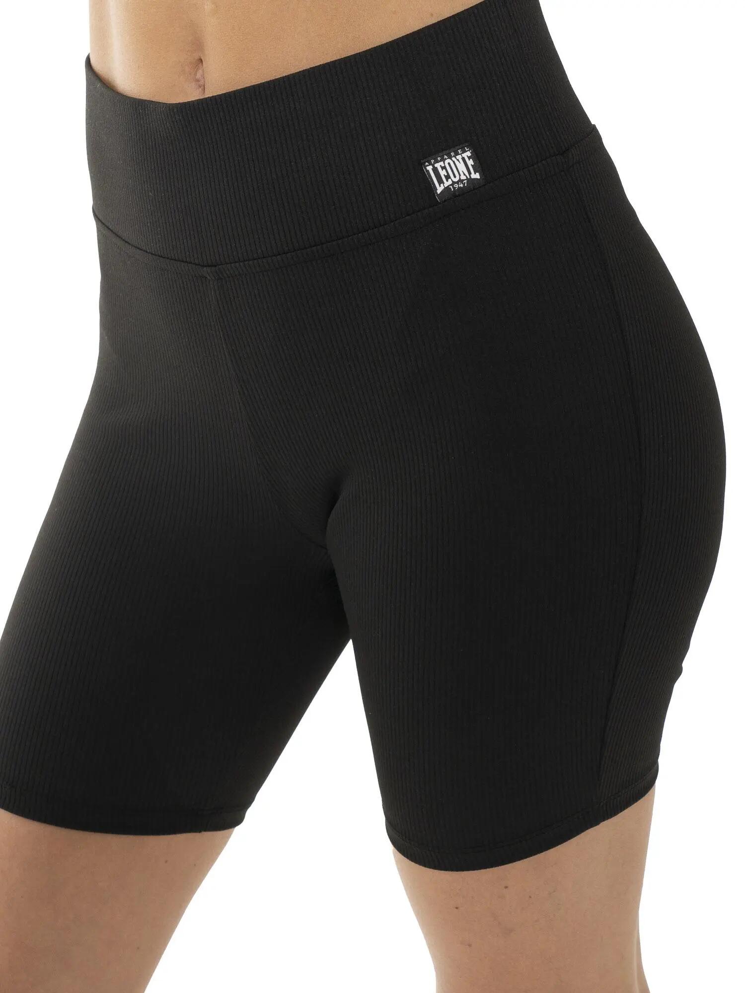 Leggings da donna a costine corto elasticizzato Leone Basic 3/5