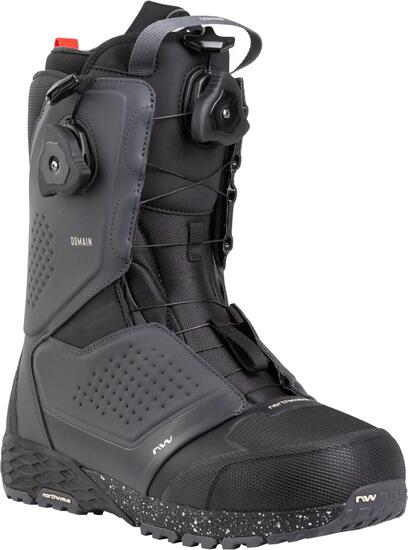 Buty snowboardowe NORTHWAVE Domain 2 Spin, czarne/ciemnoszare, męskie