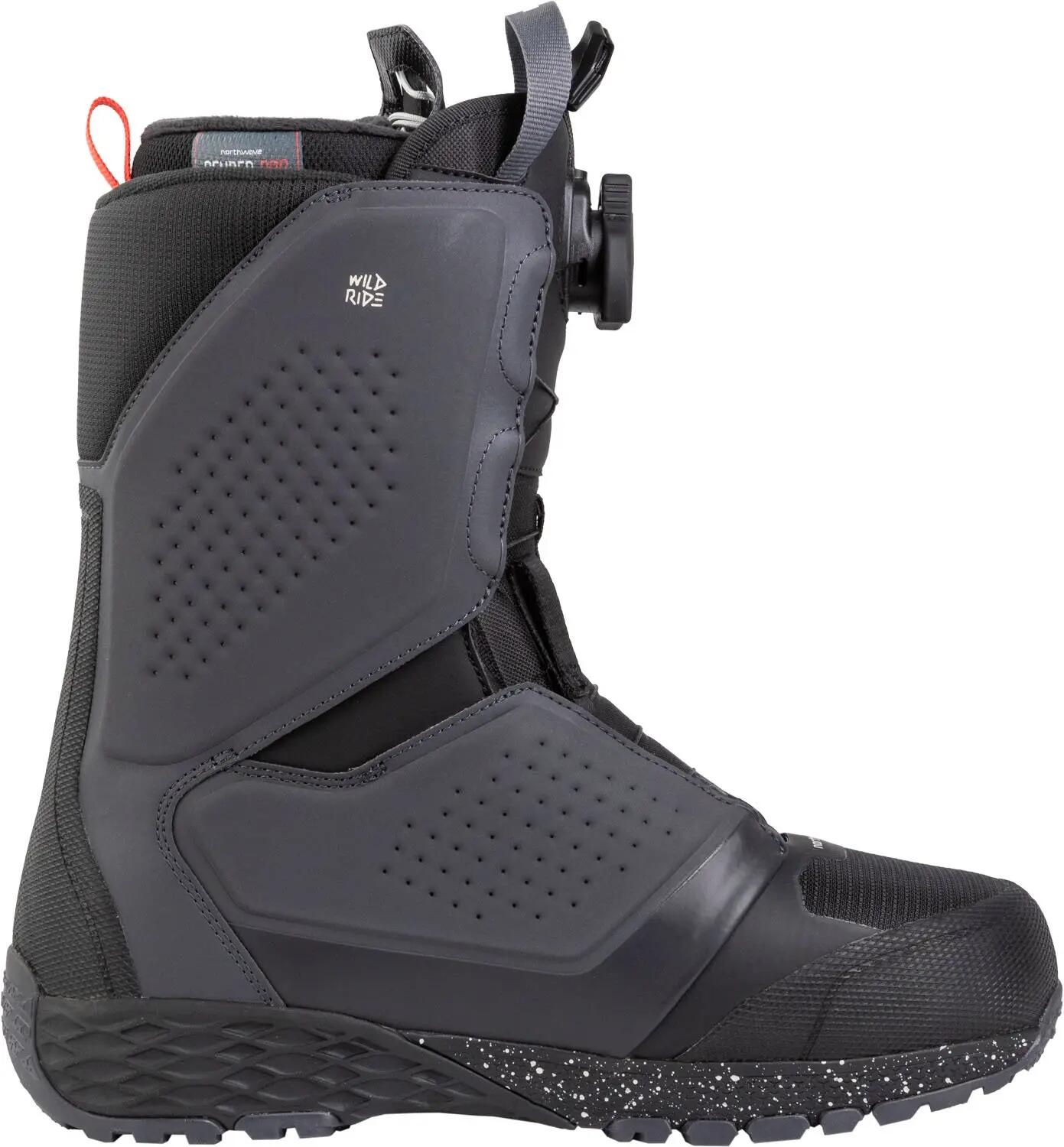Buty snowboardowe NORTHWAVE Domain 2 Spin, czarne/ciemnoszare, męskie 3/4