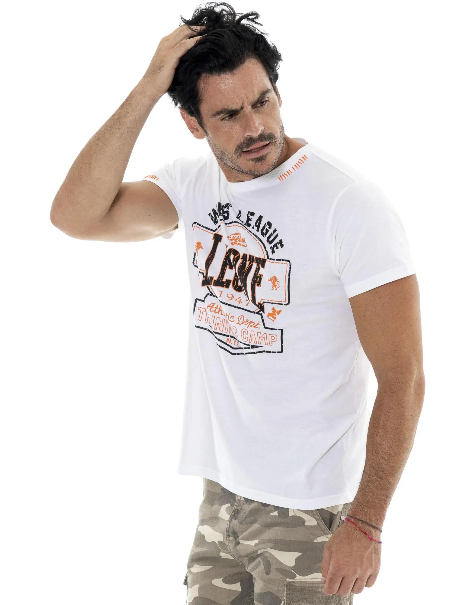 Camiseta masculina de algodão de manga curta Leone Military 1947 5/5