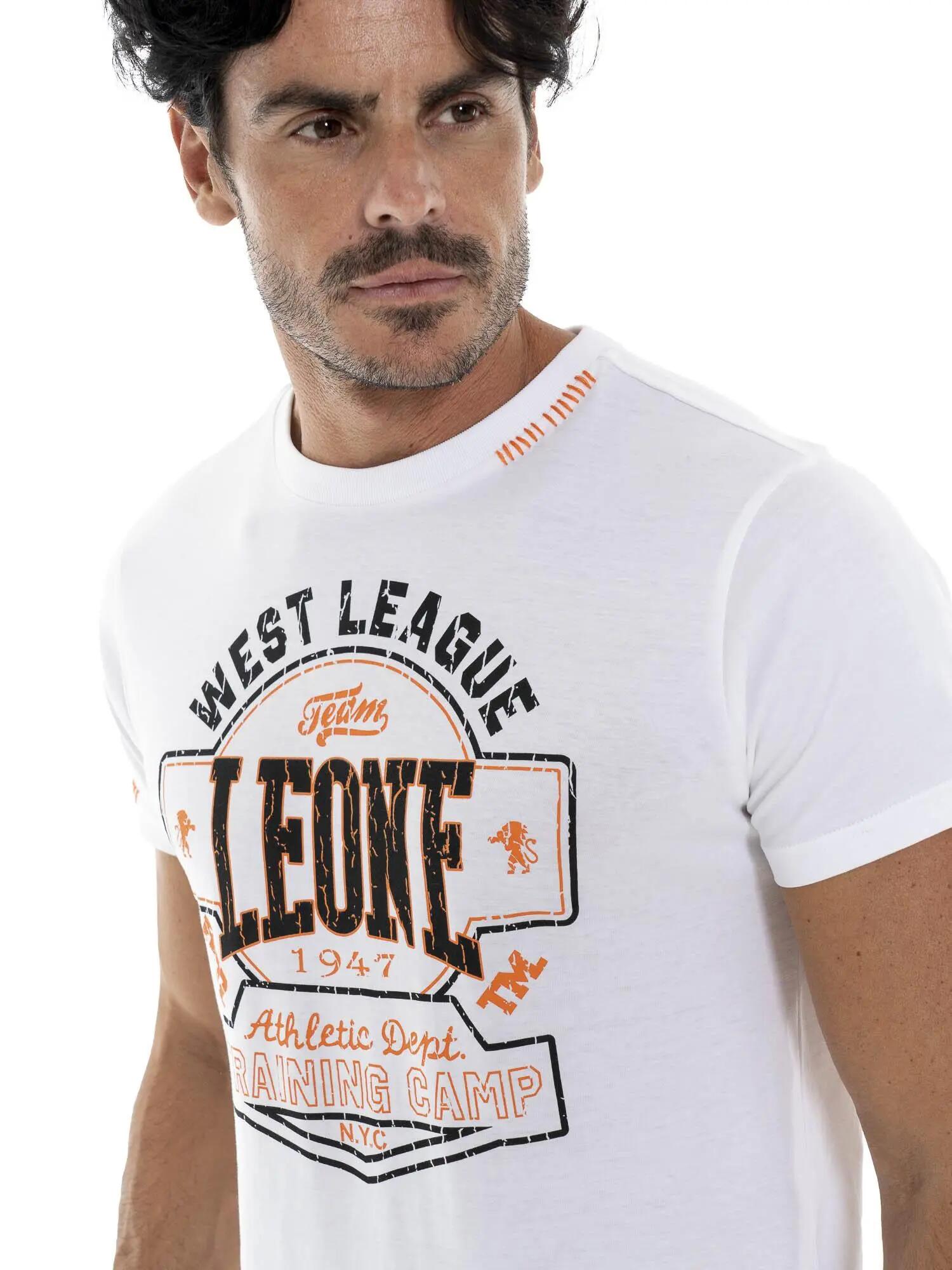Camiseta masculina de algodão de manga curta Leone Military 1947 3/5
