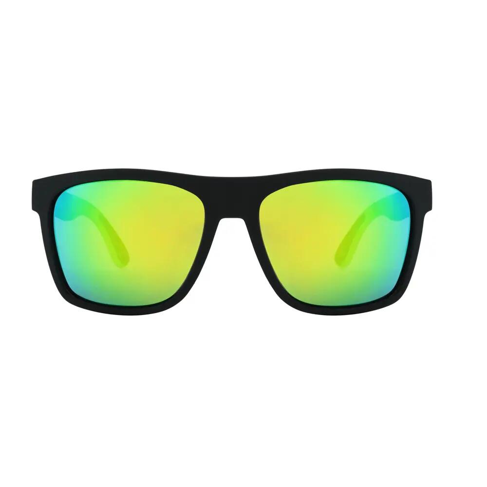 Occhiali da sole unisex - Galleggianti / Polarizzati / UV400 / TPX (Nero/Verde) 2/6
