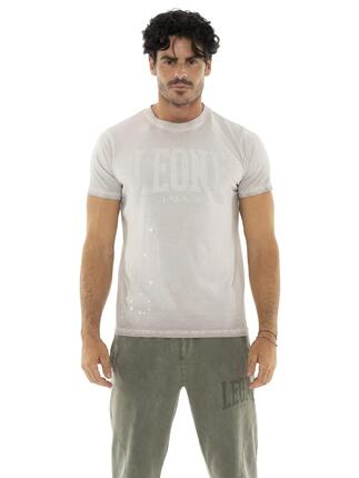 T-shirt homme Leone Old Wash en coton lavé