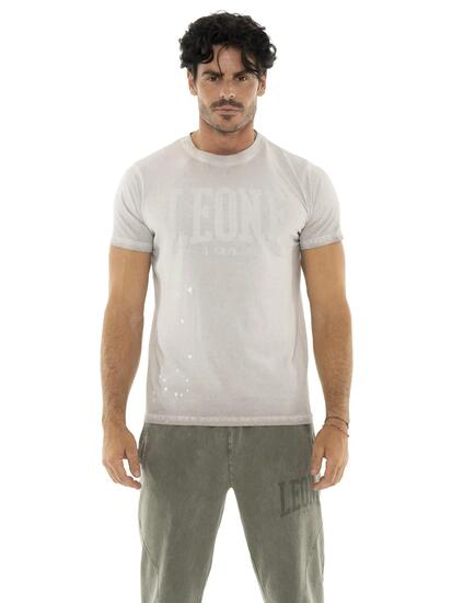 T-shirt homme Leone Old Wash en coton lavé