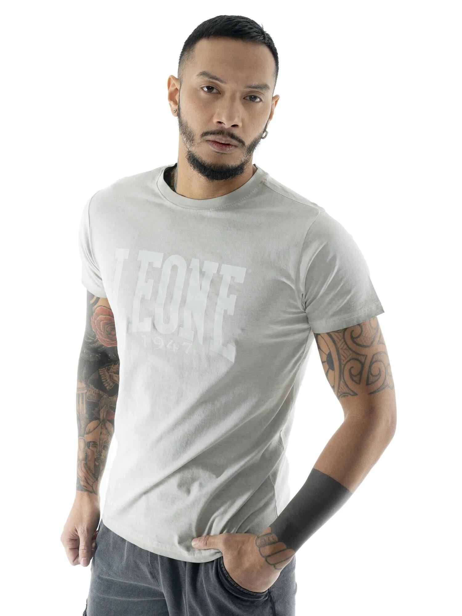 Camiseta de hombre Leone Old Wash de algodón lavado 5/5