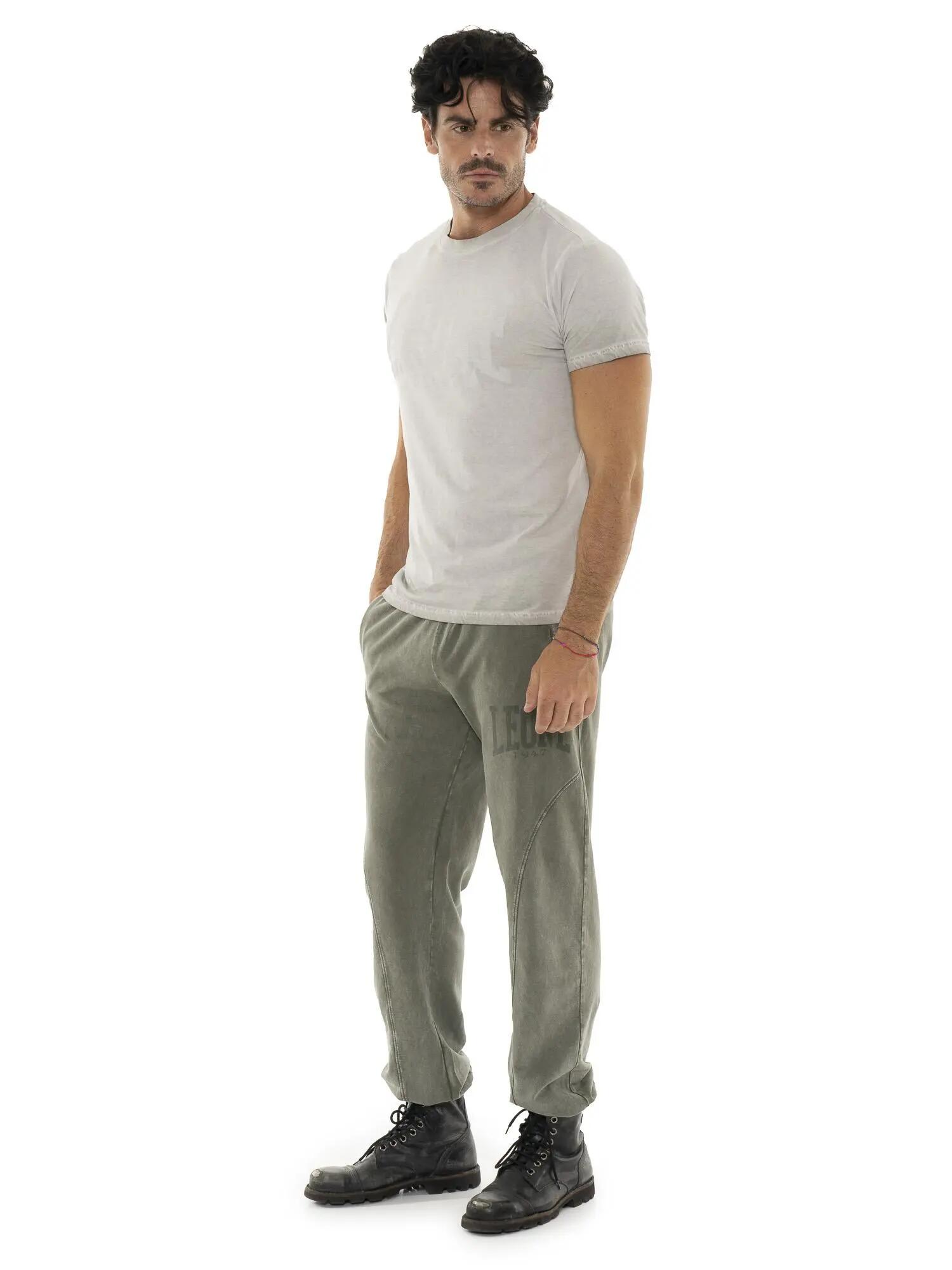 Camiseta de hombre Leone Old Wash de algodón lavado 2/5