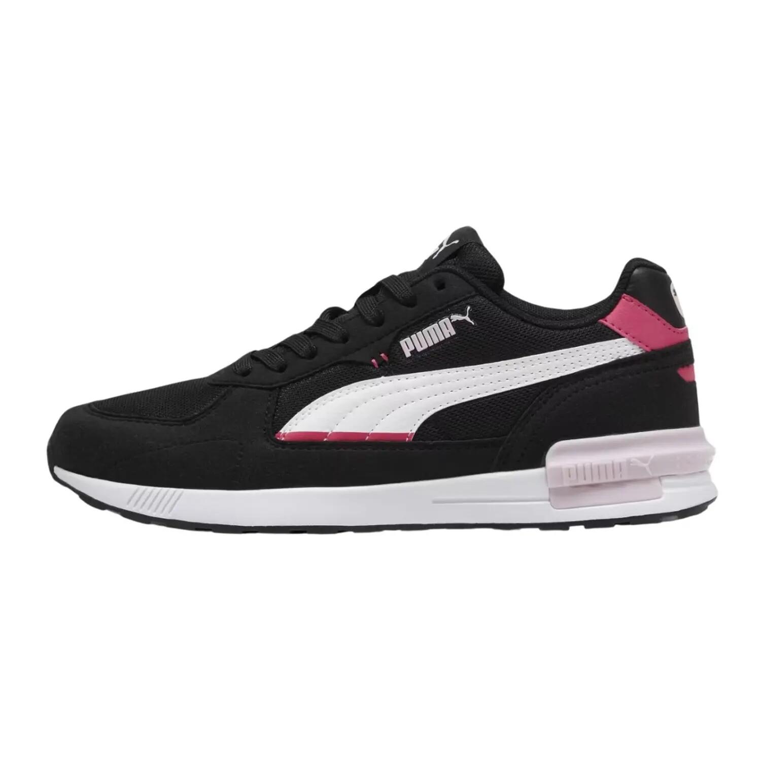 Dames Graviton Trainers (Wit/Zwart/Roze) 1/6