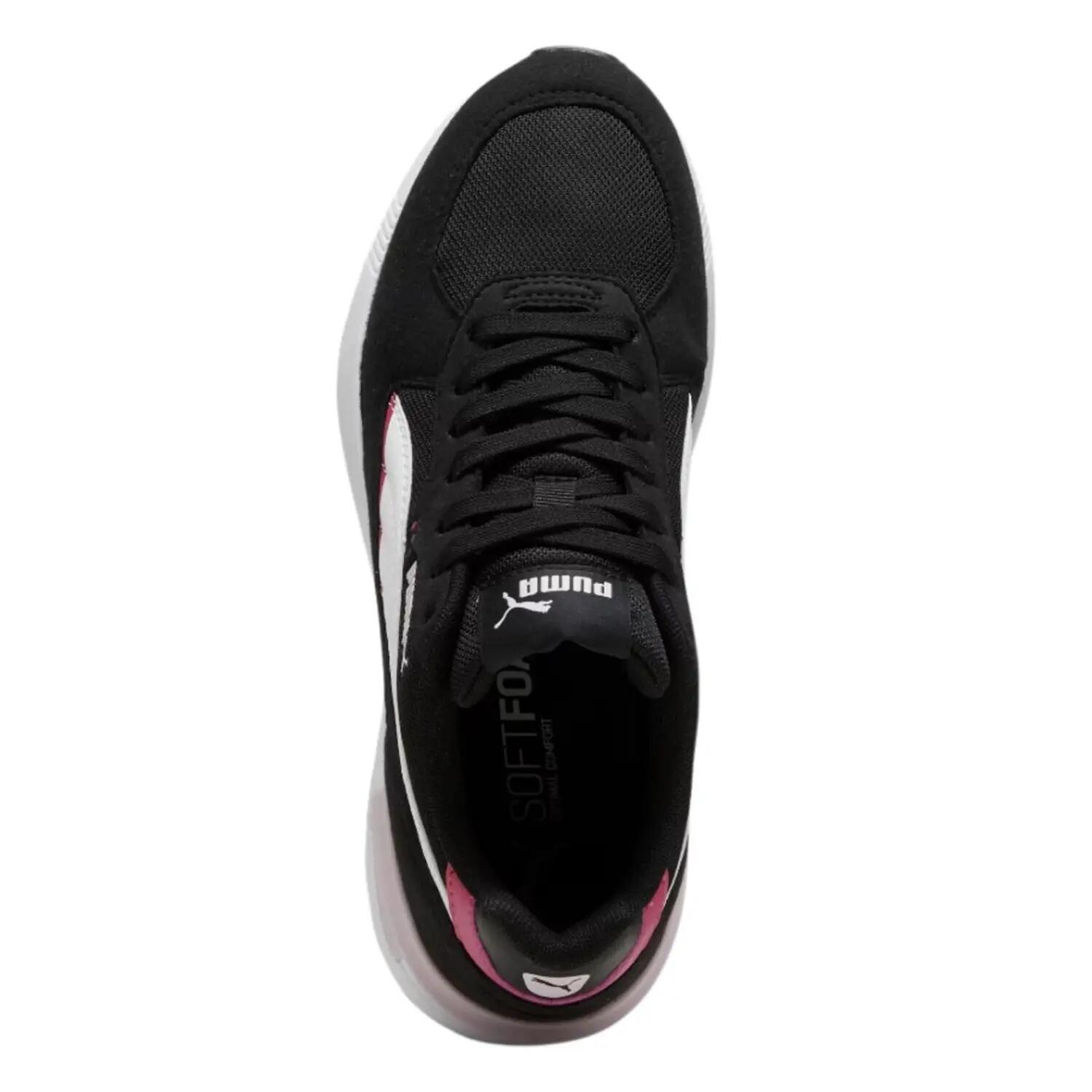 Dames Graviton Trainers (Wit/Zwart/Roze) 3/6