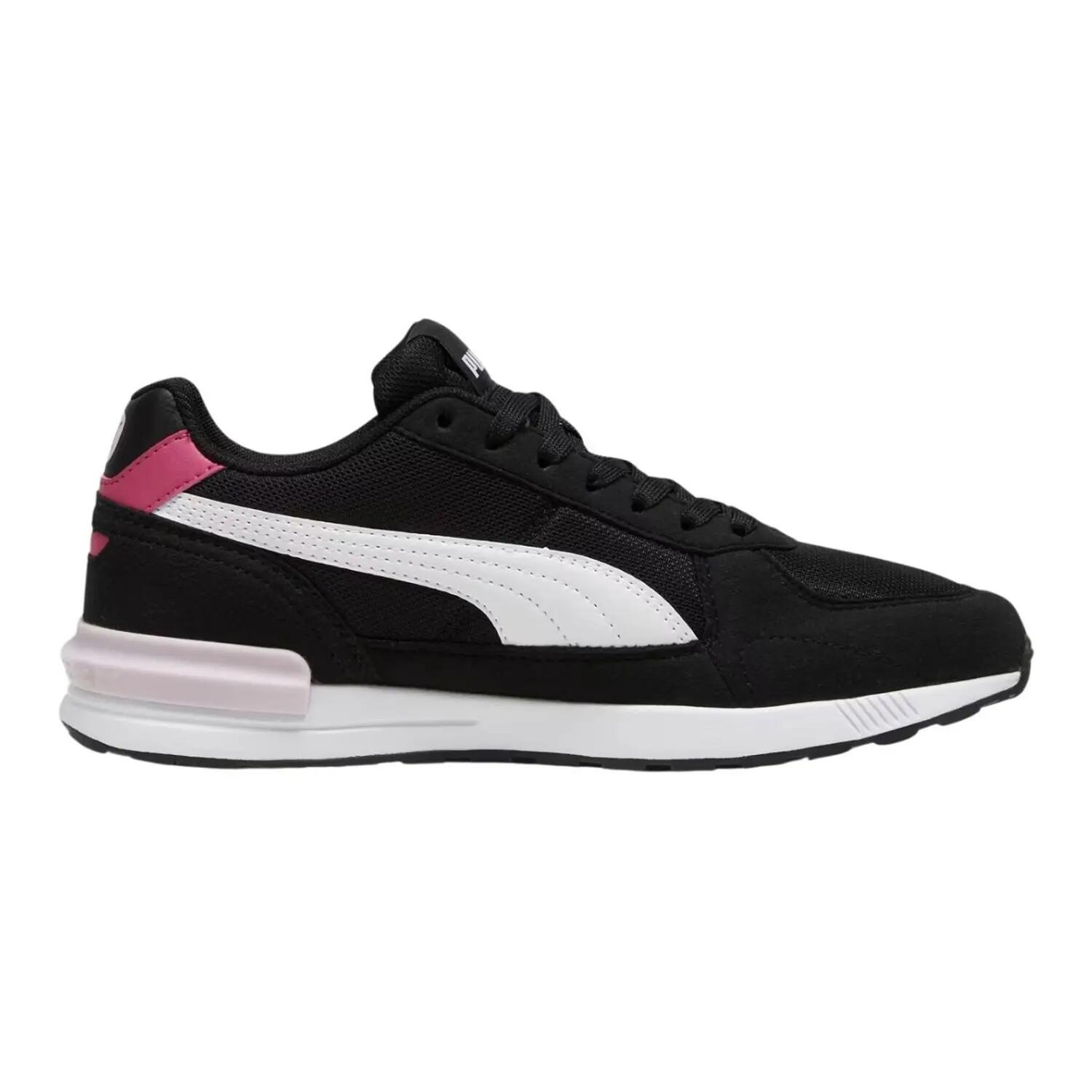 Dames Graviton Trainers (Wit/Zwart/Roze) 2/6