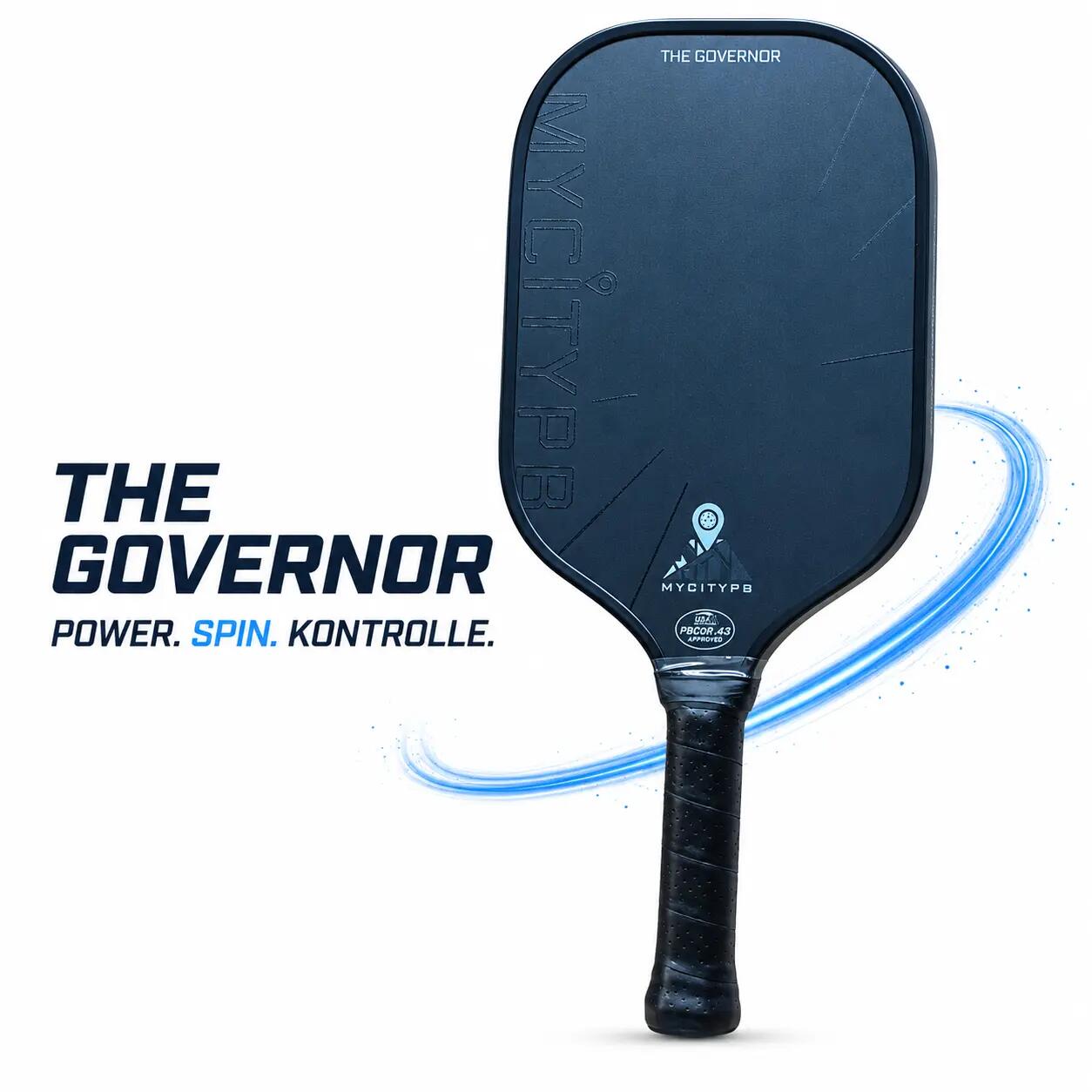 Pickleball-racket Governor Blackout 2027 Edition, USAP-gecertificeerd 4/6