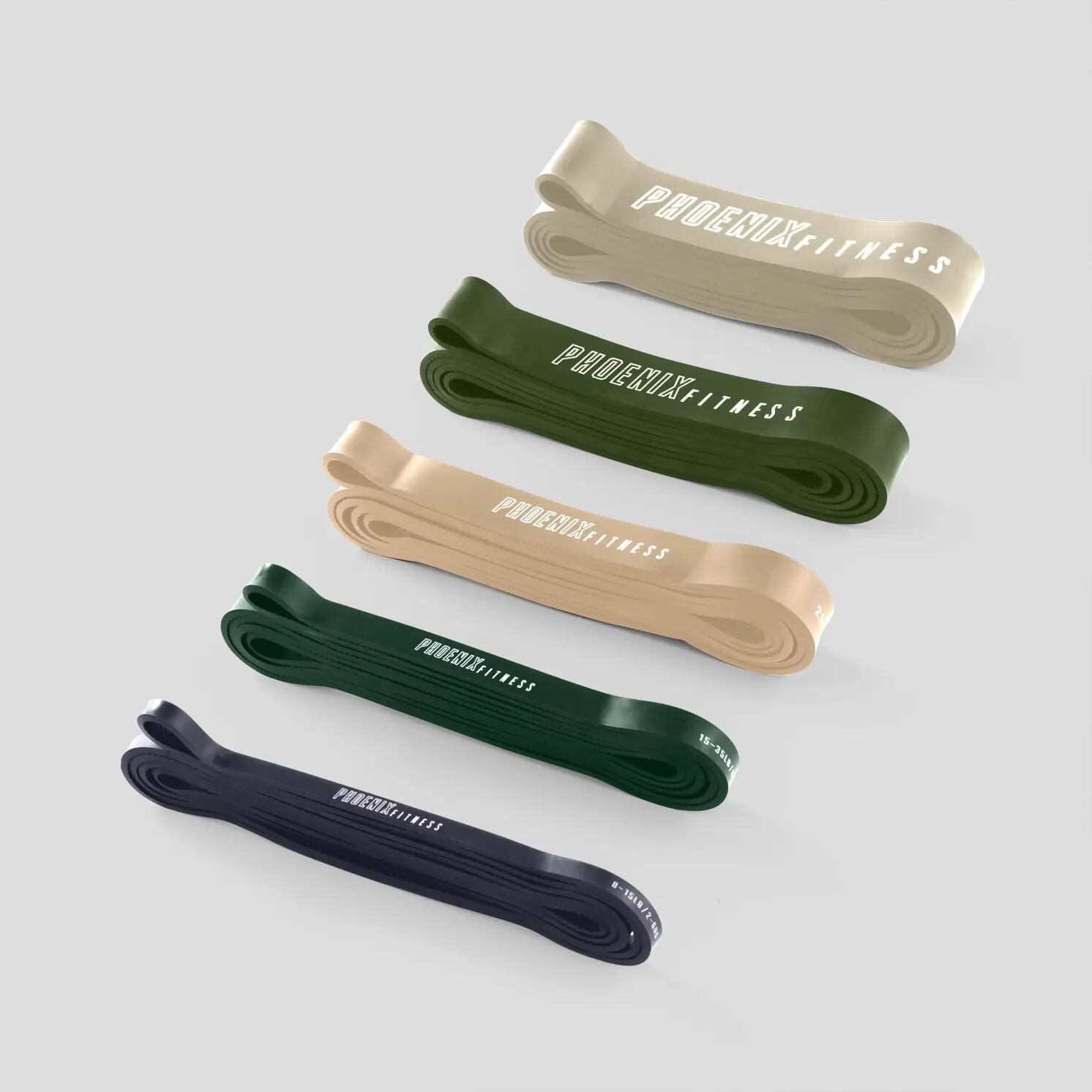 Widerstandsbänder Set Für Klimmzug-Training Army 9/10