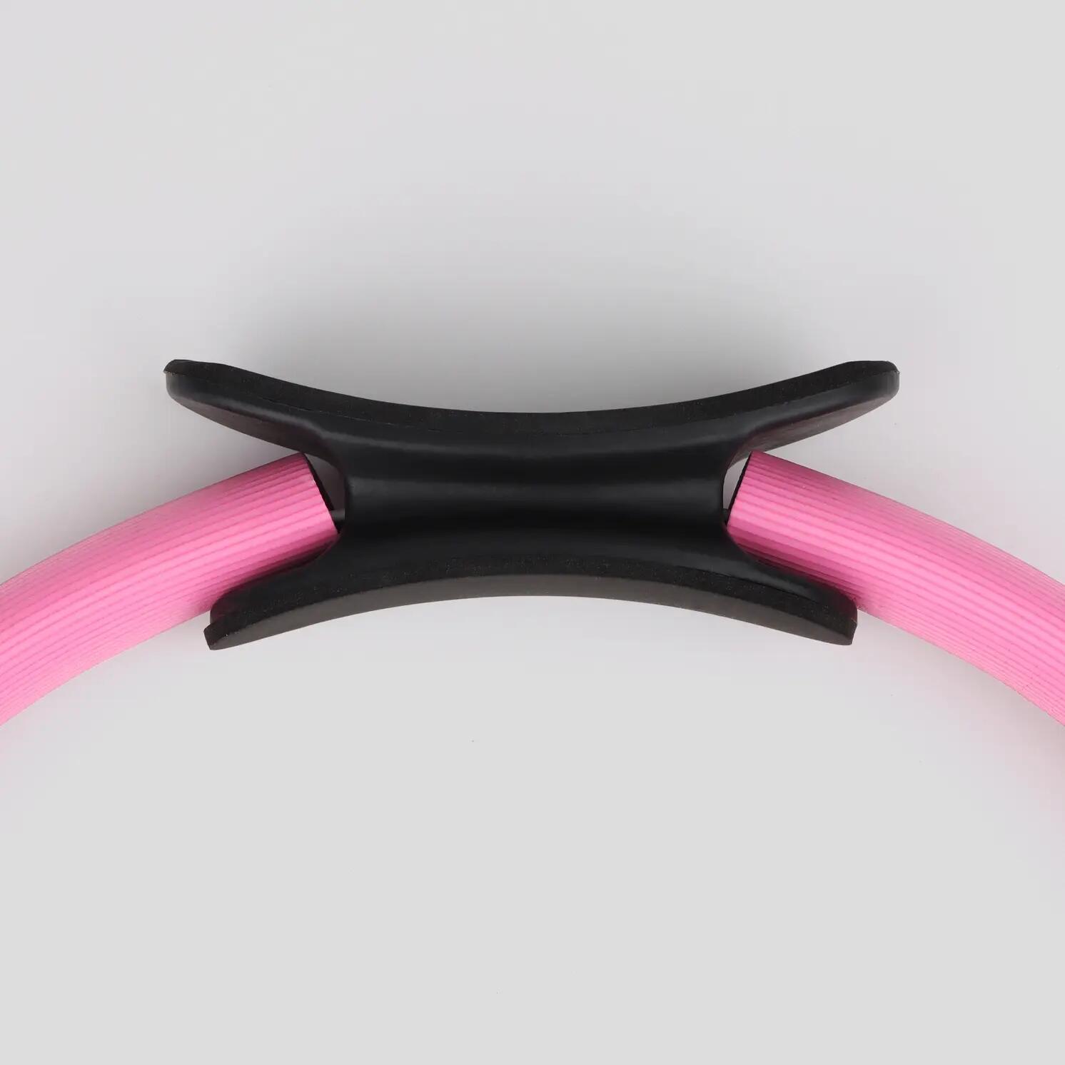 Anello Pilates con due maniglie, rosa 7/8