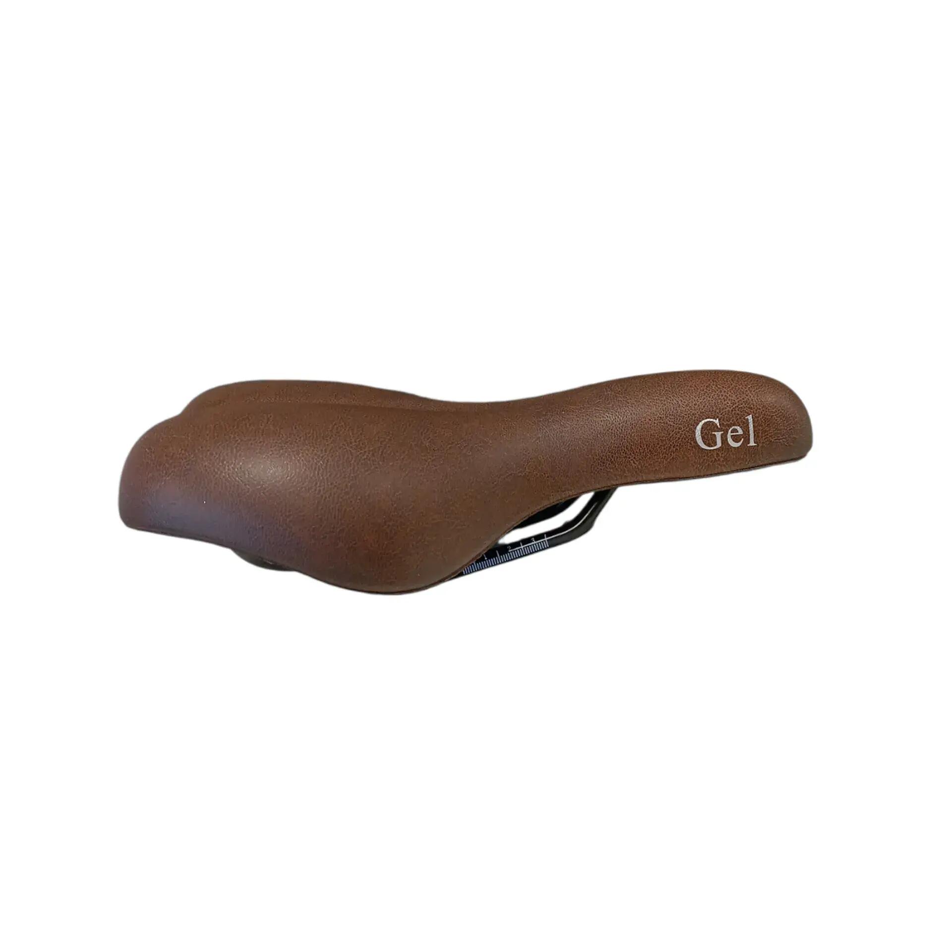 Selle de Confort Unisexe pour Vélo de Ville en Marron 3/3