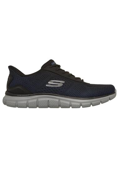Skechers Herren Track Revno Slip Ins Sneaker Blue Black