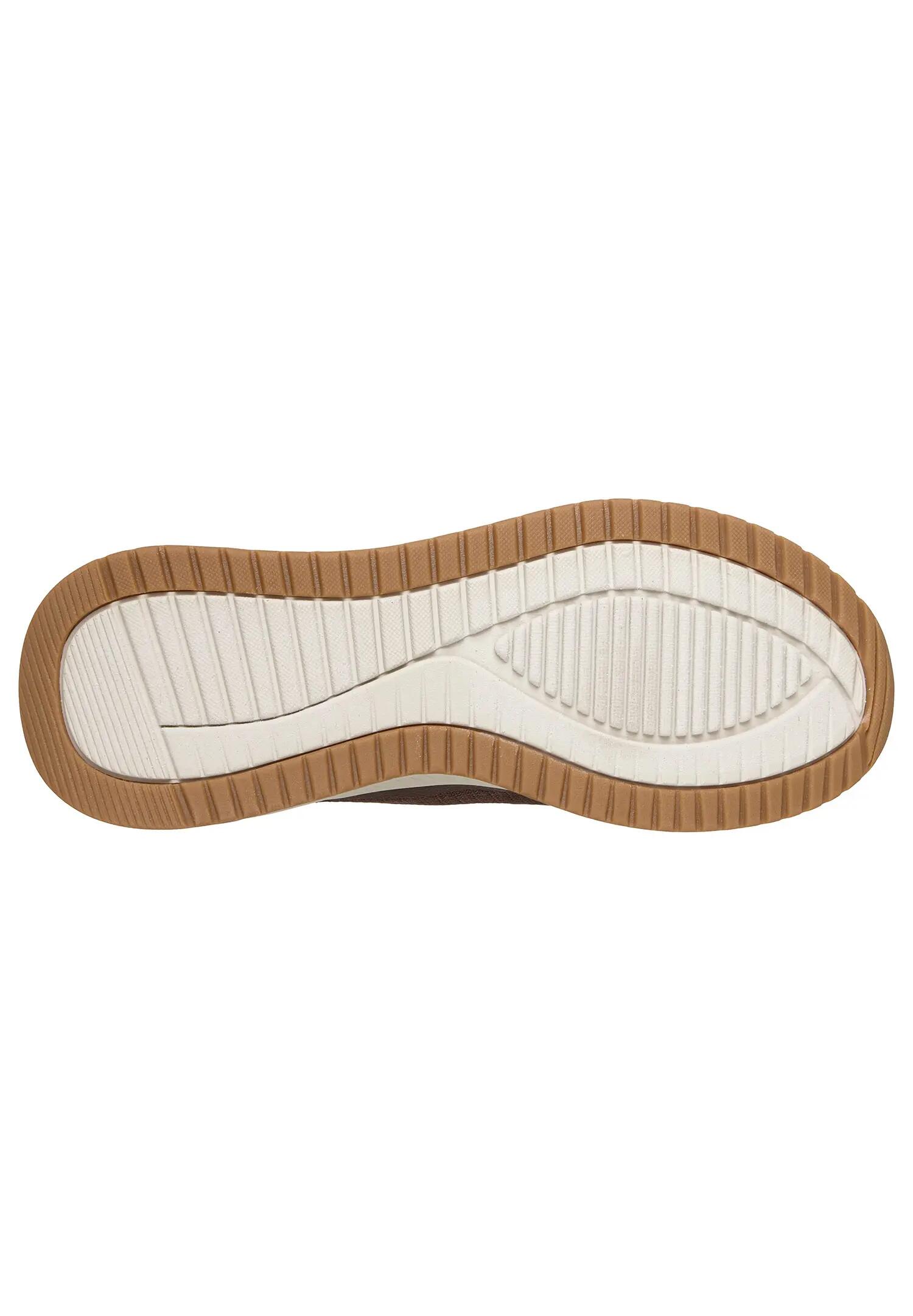 Course et trail pour hommes Skechers Bobs squad Marron. 3/5