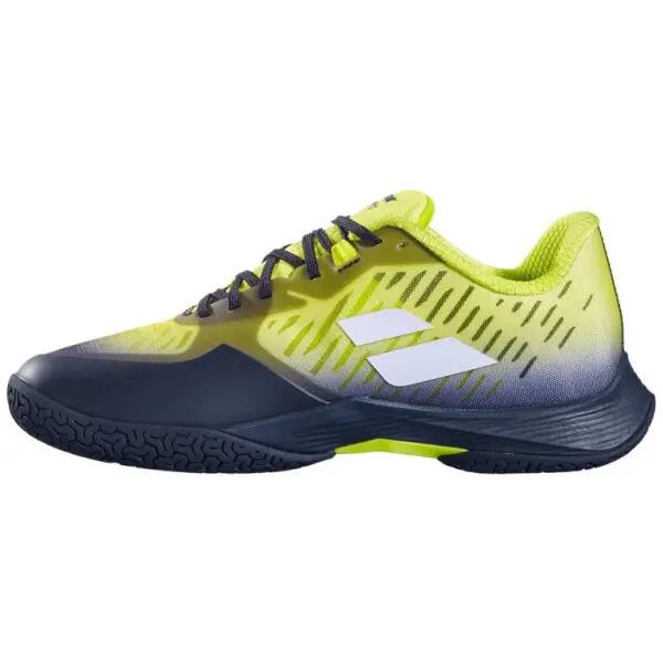 Herren, badminton schuhe, leicht, shadow tour 5, schwarz/gelb 5/5