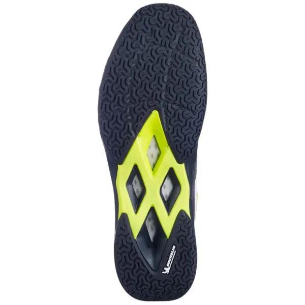 Herren, badminton schuhe, leicht, shadow tour 5, schwarz/gelb 3/5
