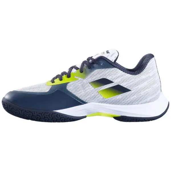 Chaussures - badminton - hommes - shadow spirit 2 - blanc/bleu 3/4