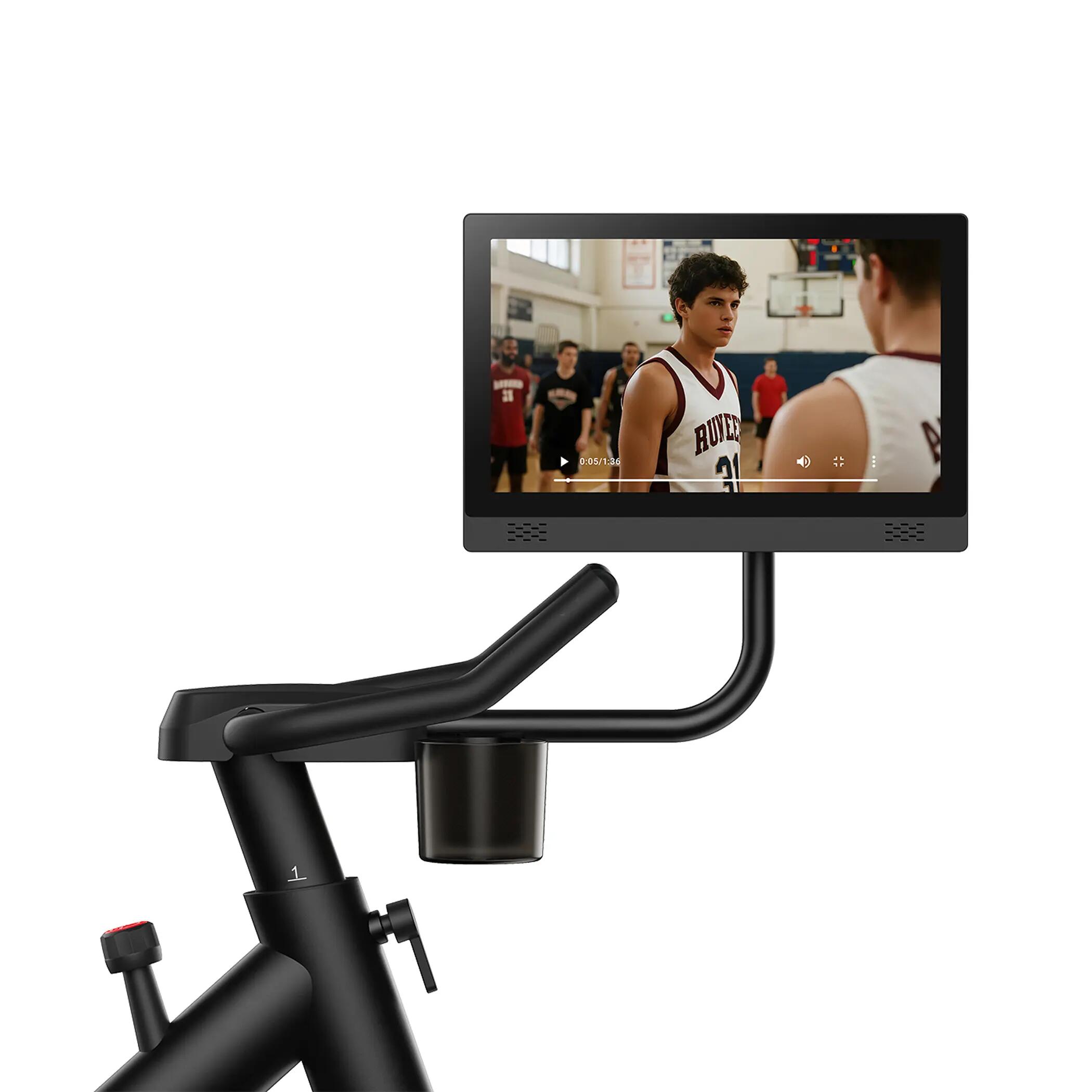 Vélo d'appartement - fitness - silencieux, 15,6" hd, magnétique - merach 8/11