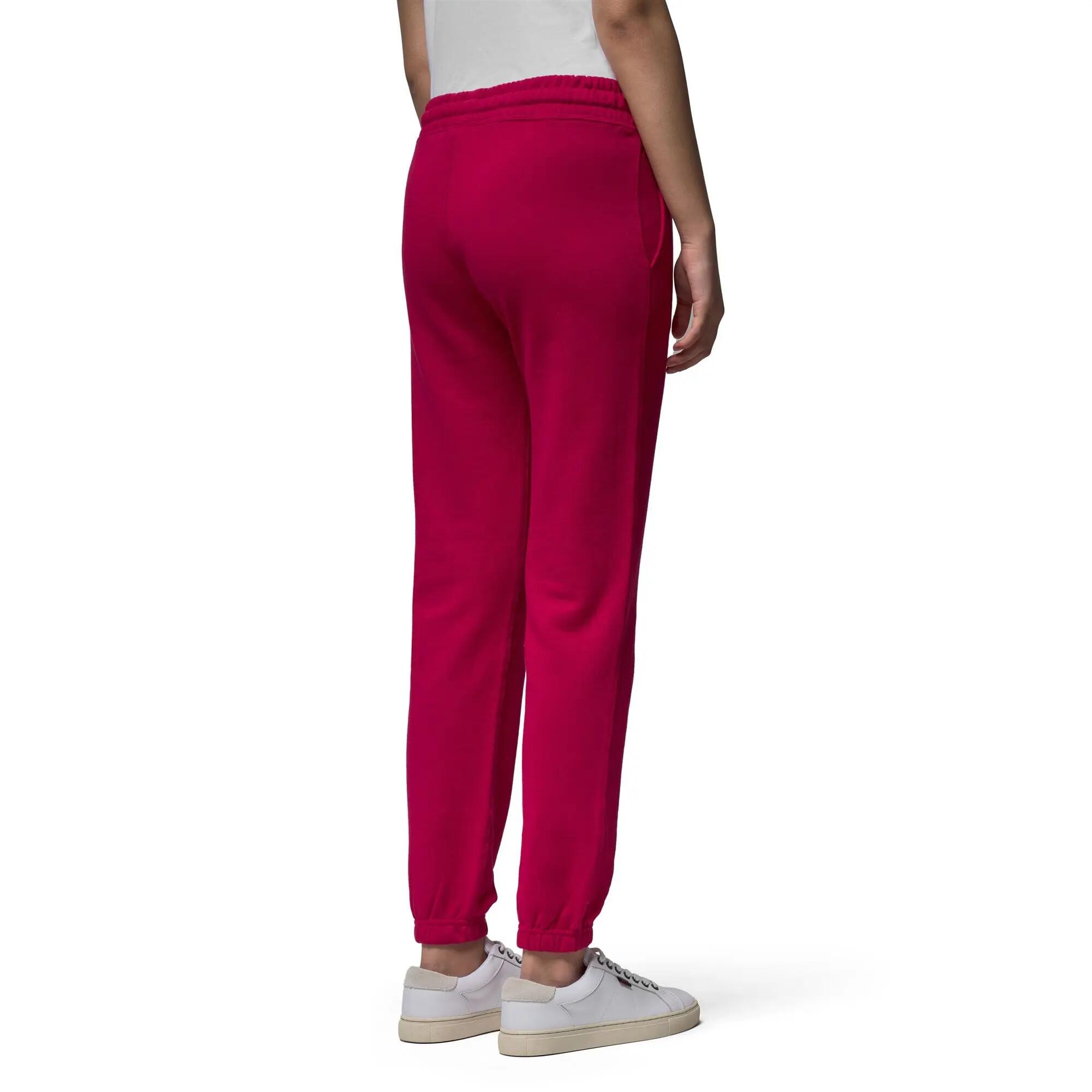 Pantaloni tuta da donna in cotone rosso da lifestyle 5/6