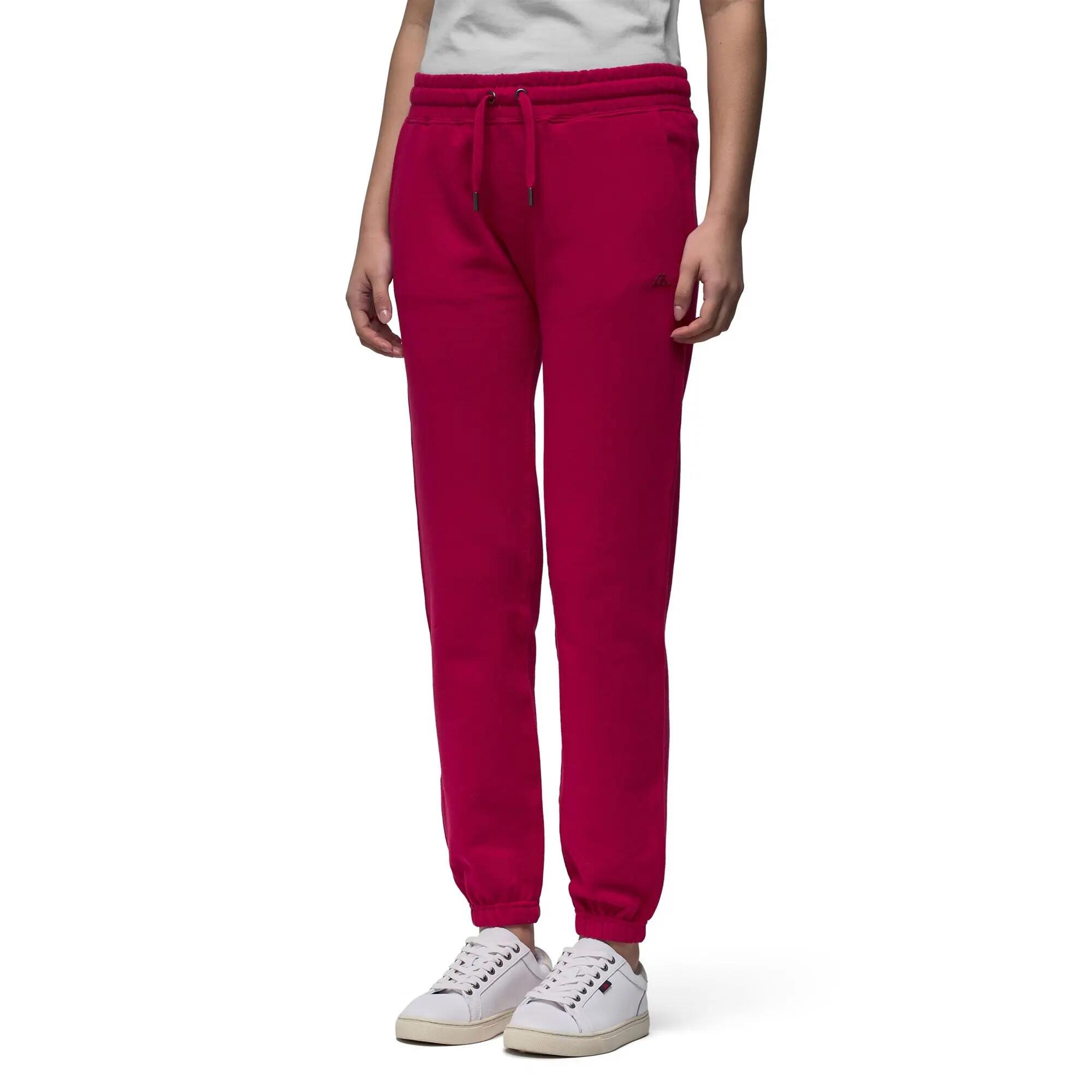 Pantaloni tuta da donna in cotone rosso da lifestyle 4/6