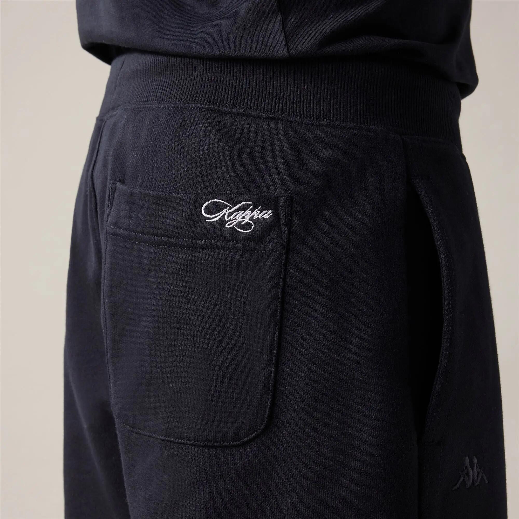 Pantaloni tuta da uomo in cotone blu da streetwear sportivo 3/6