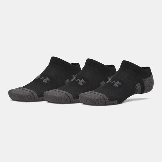 Lot de 3 Paires de Chaussettes UA Performance Tech Unisexe Noir