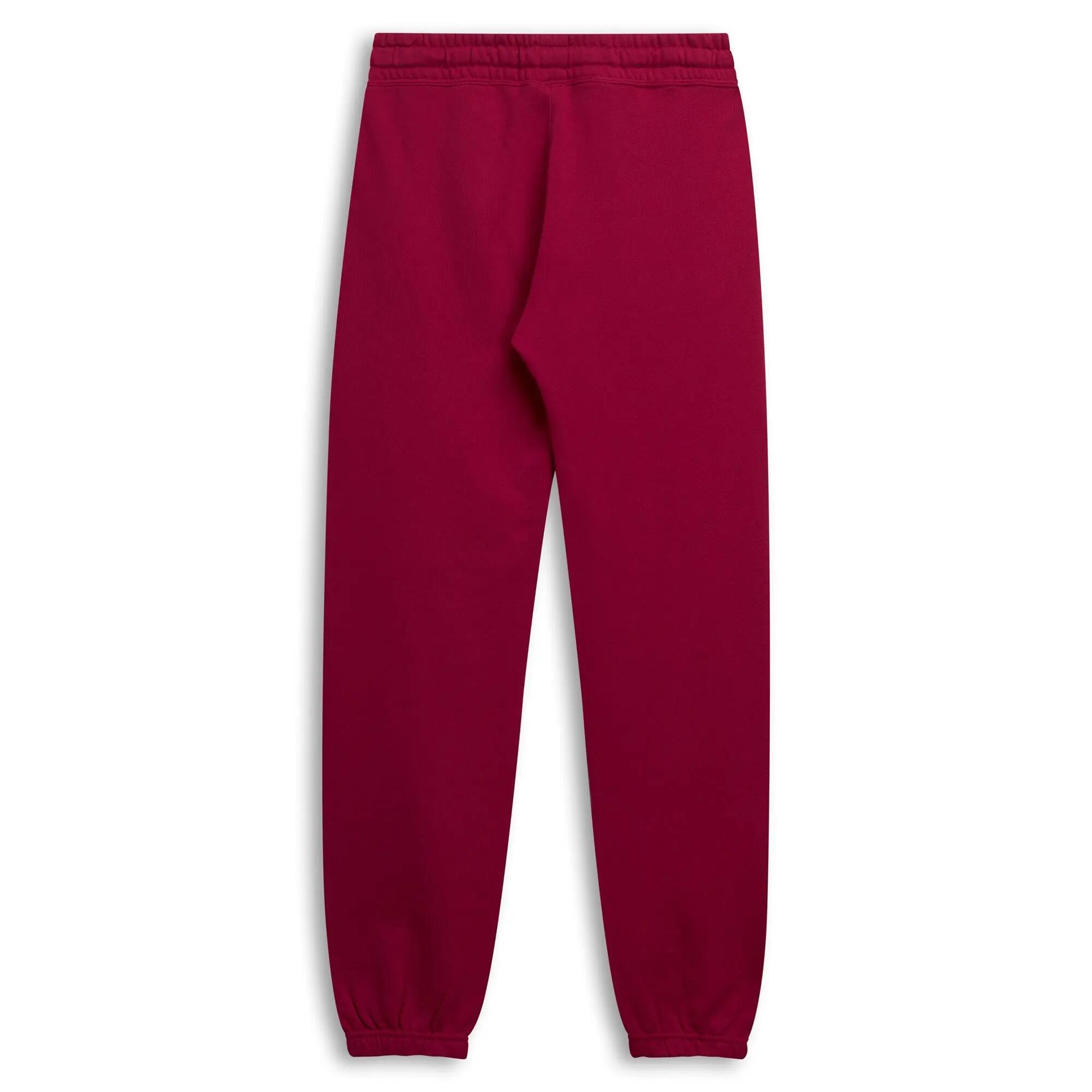Pantaloni tuta da donna in cotone rosso da lifestyle 2/6