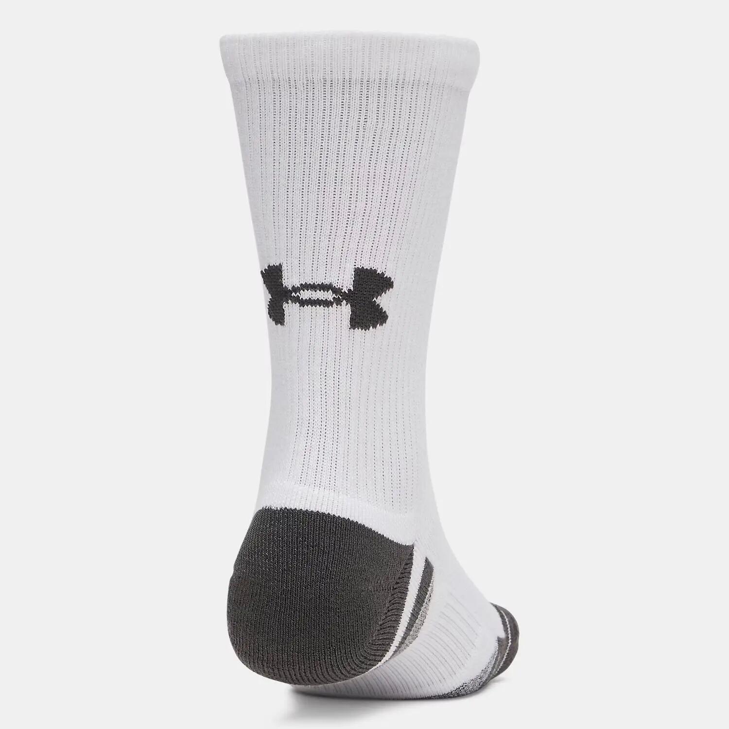 Calcetines Medios para Adultos Unisex Packs de 3 Blanco 3/3