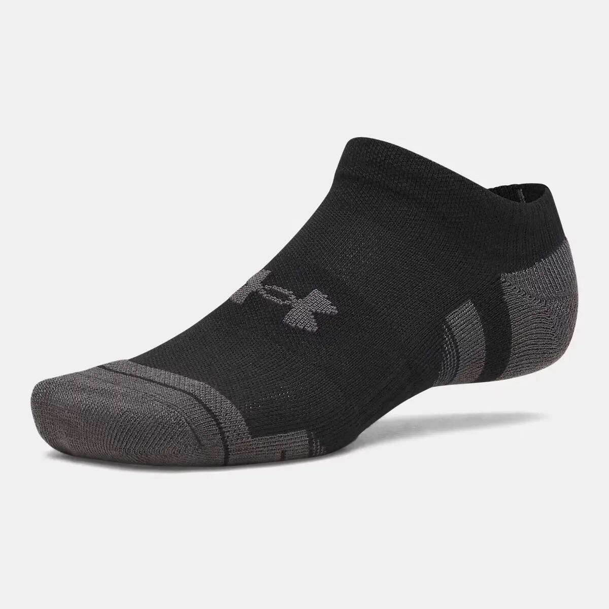 Lot de 3 Paires de Chaussettes UA Performance Tech Unisexe Noir 2/3