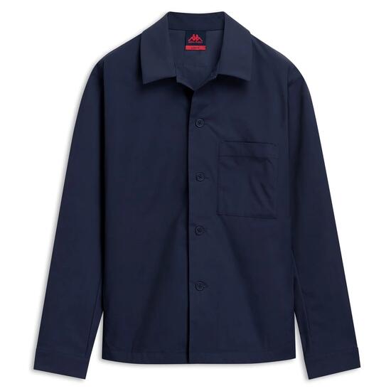 Giubbotto da uomo in poliestere blu da casual