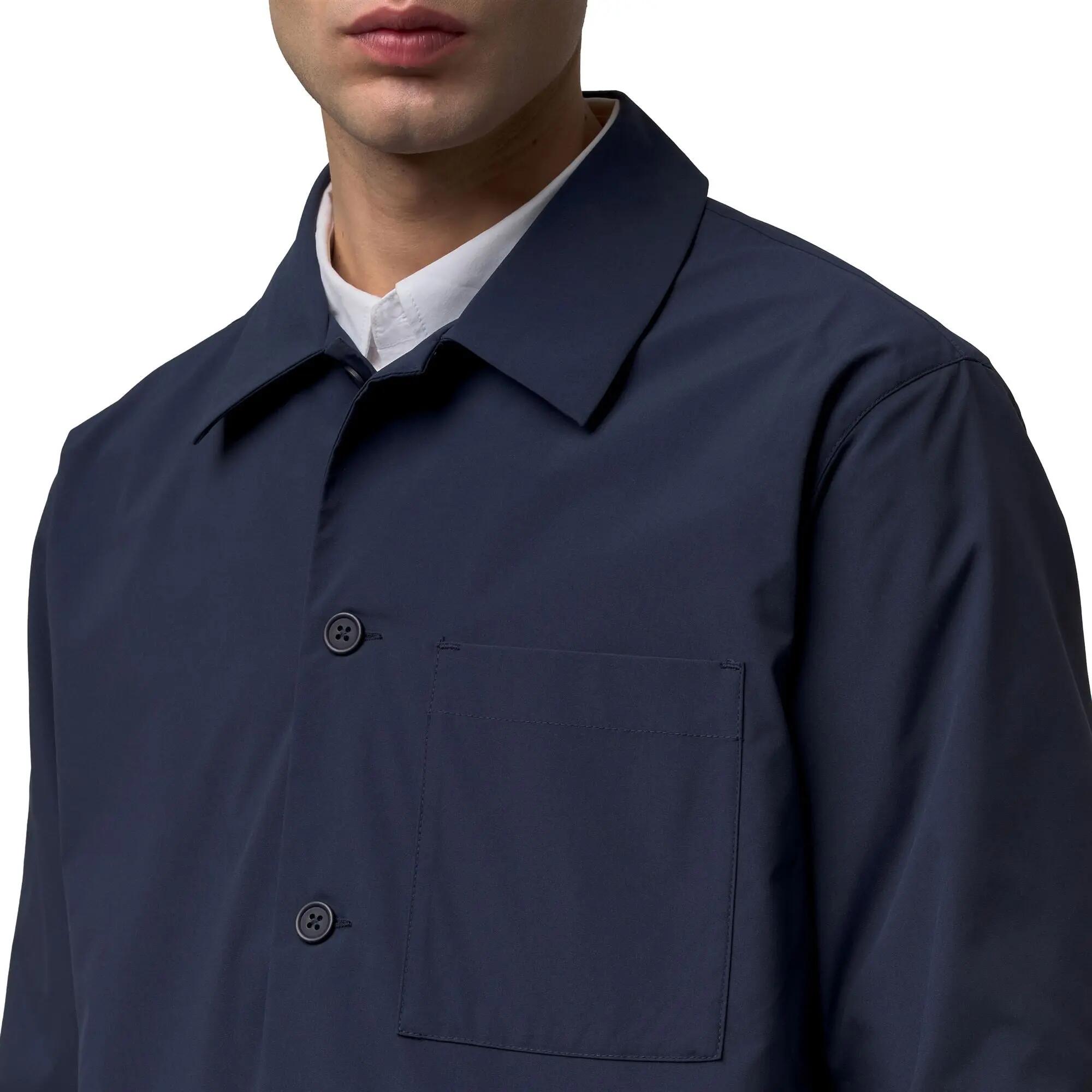 Giubbotto da uomo in poliestere blu da casual 6/6