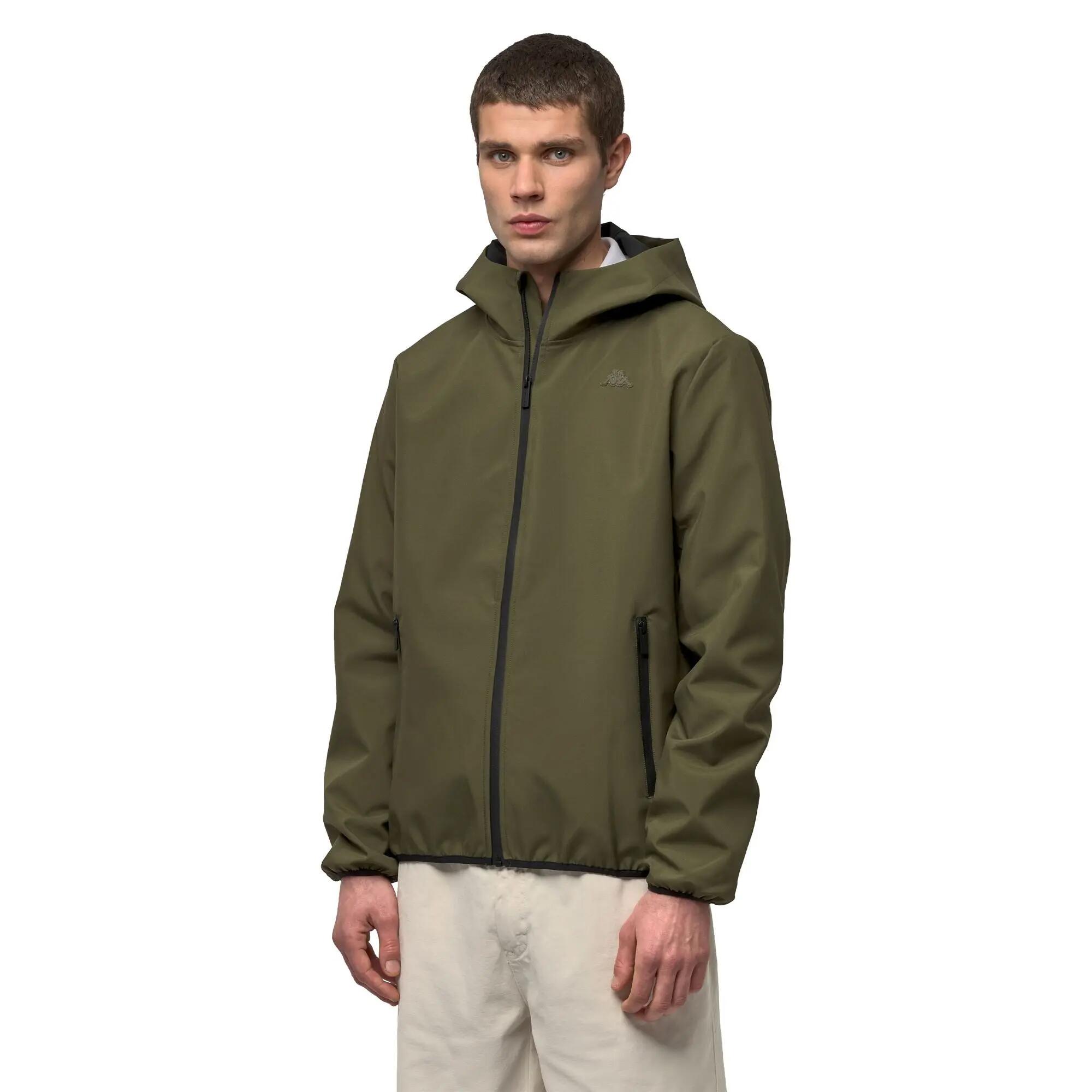 Giubbotto da uomo in poliestere verde da lifestyle 4/6