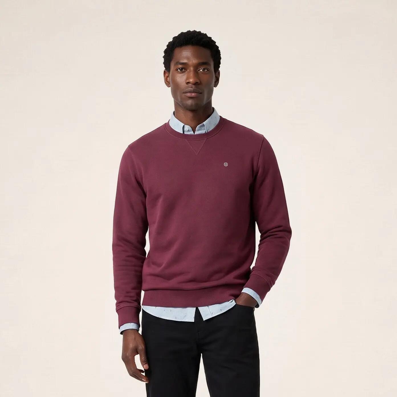 Sweatshirt met ronde hals French Rib 2/6