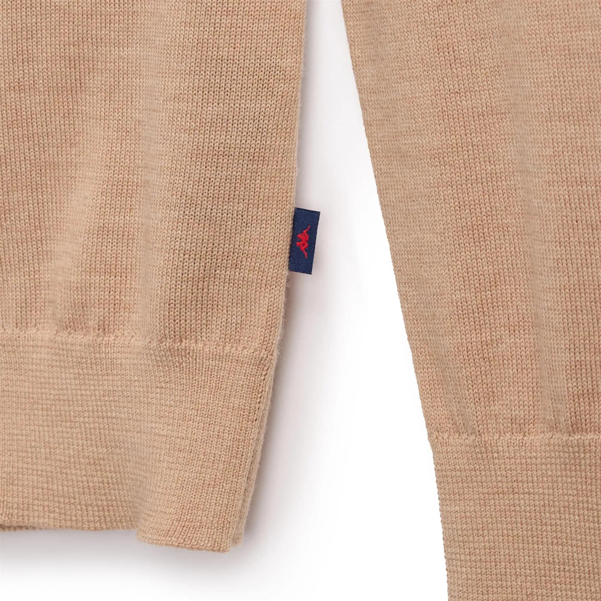 Maglione da donna in lana beige da lifestyle 3/3