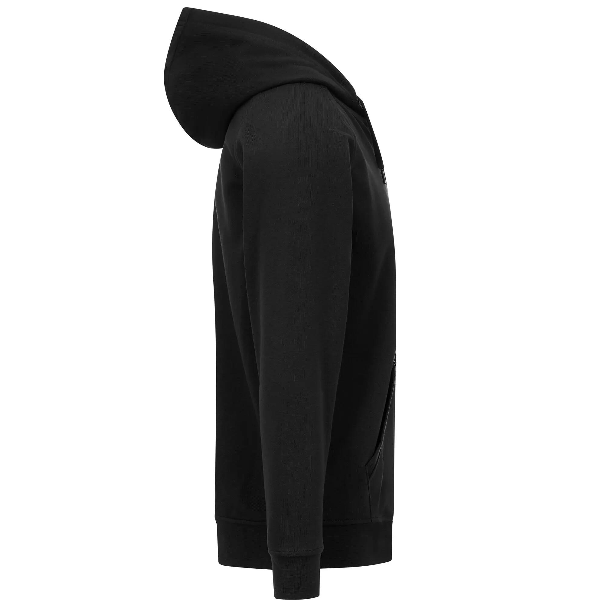 Sweat-shirt zippé pour homme noir pour sportif 2/5