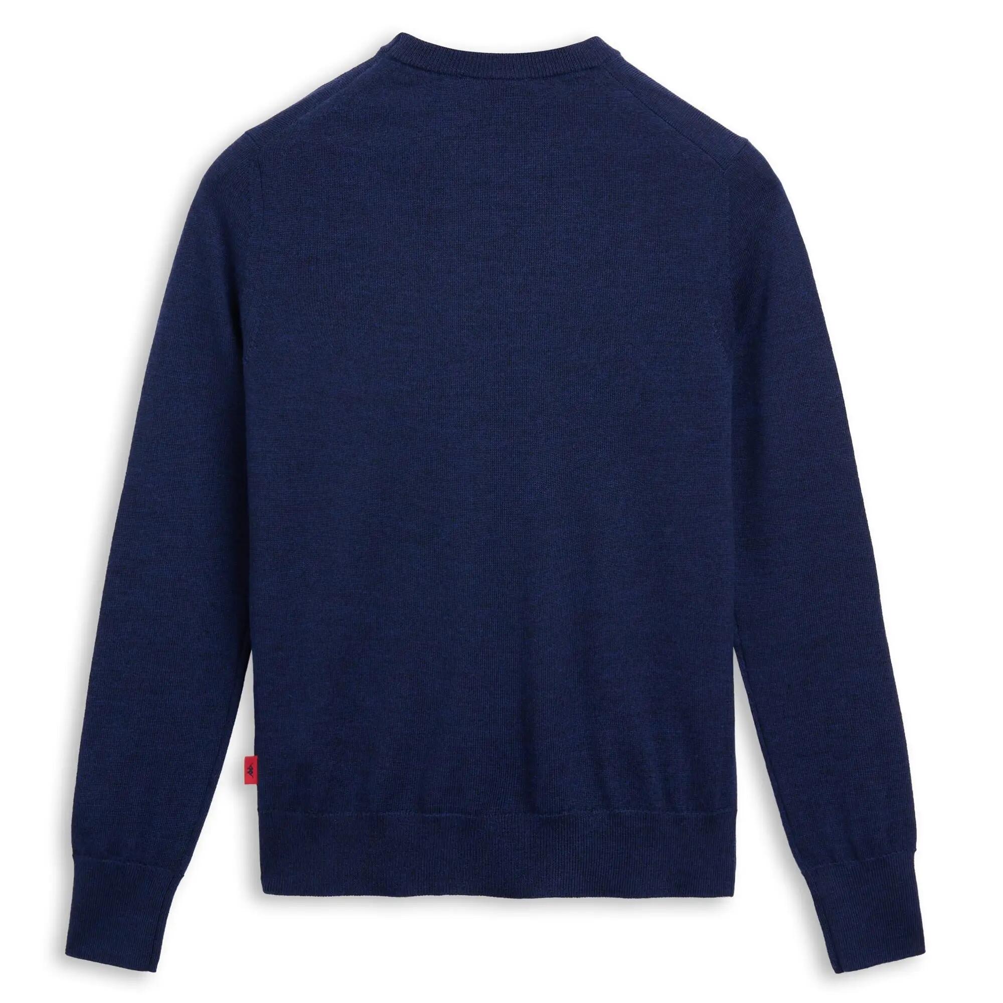 Maglione da donna in lana blu da lifestyle 2/3