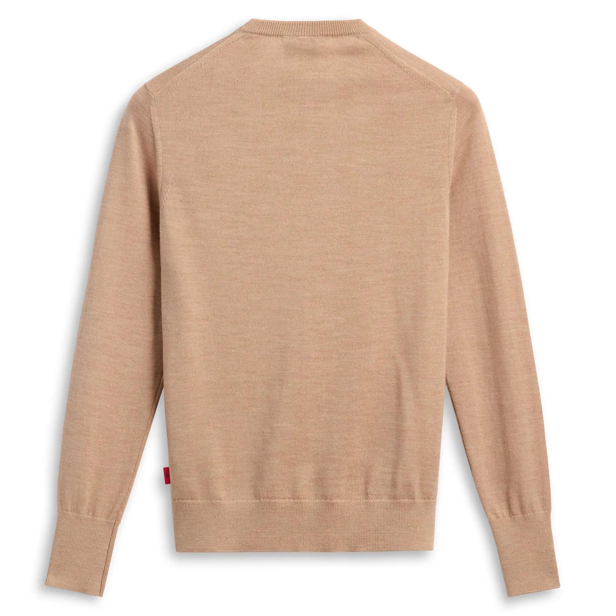 Maglione da donna in lana beige da lifestyle 2/3