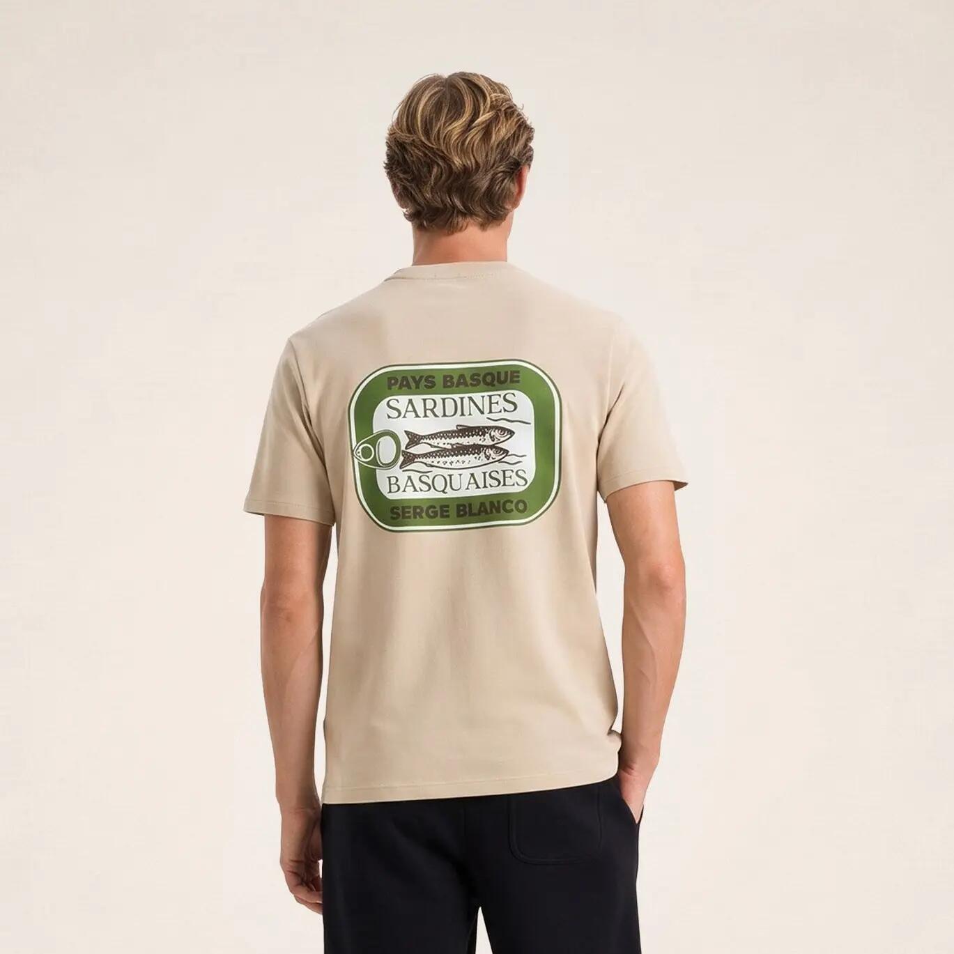 T-shirt a maniche corte Théo con stampa sul retro 2/6