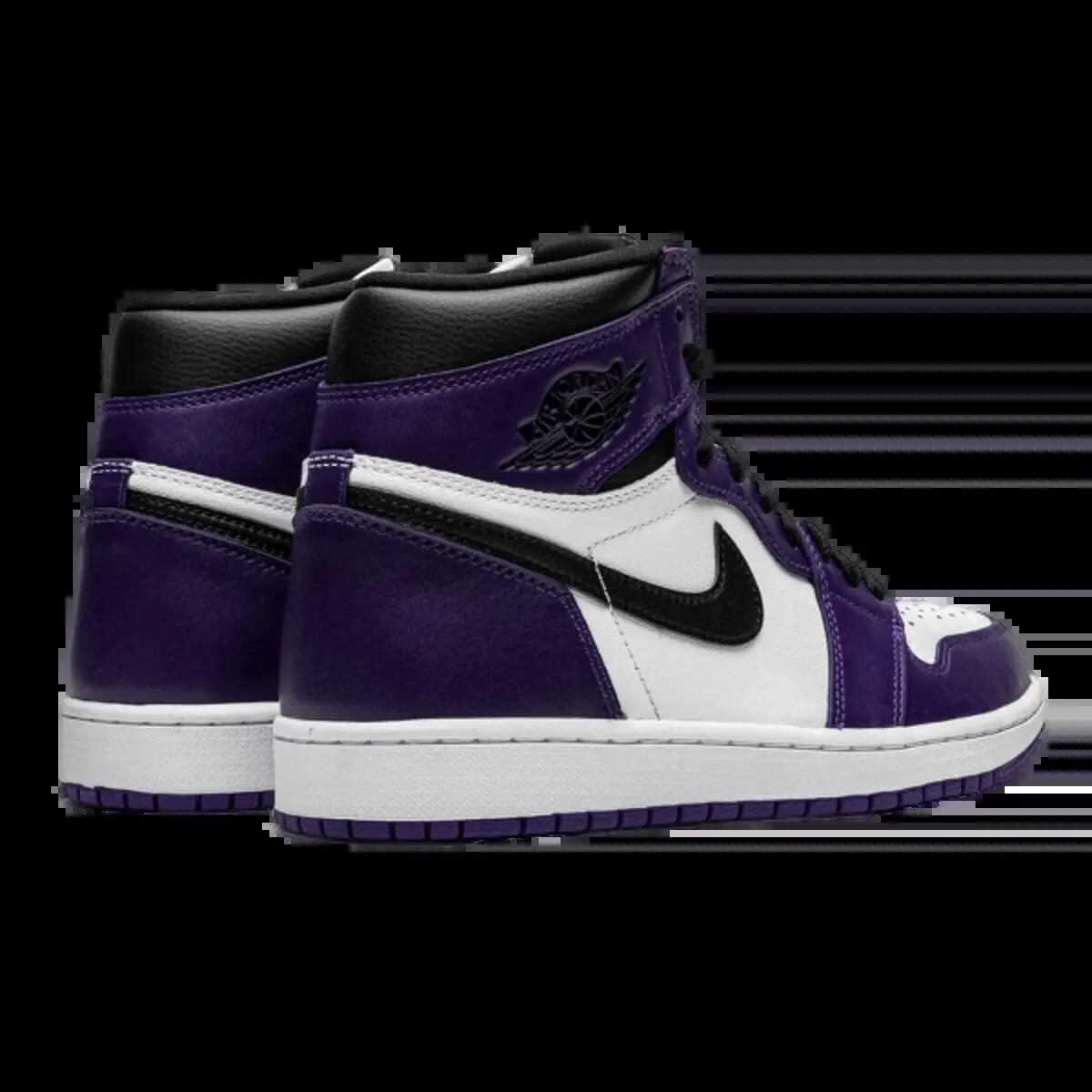 Zapatillas  1 Retro High OG Court Purple White 3/4