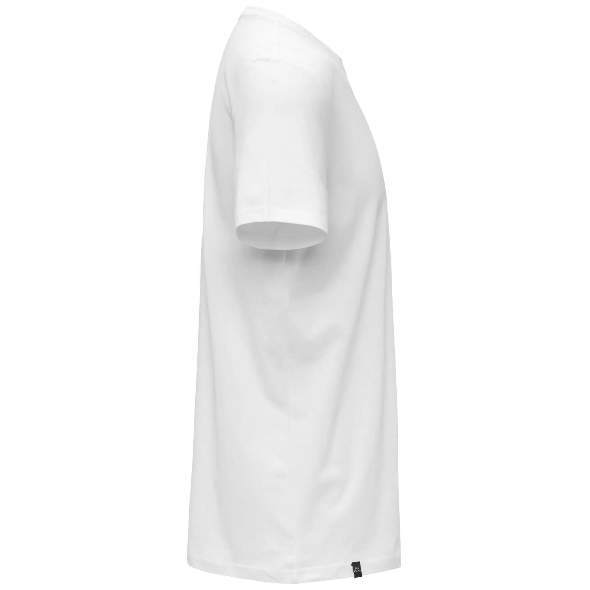 T-shirt da uomo in cotone bianco da sportivo 2/3
