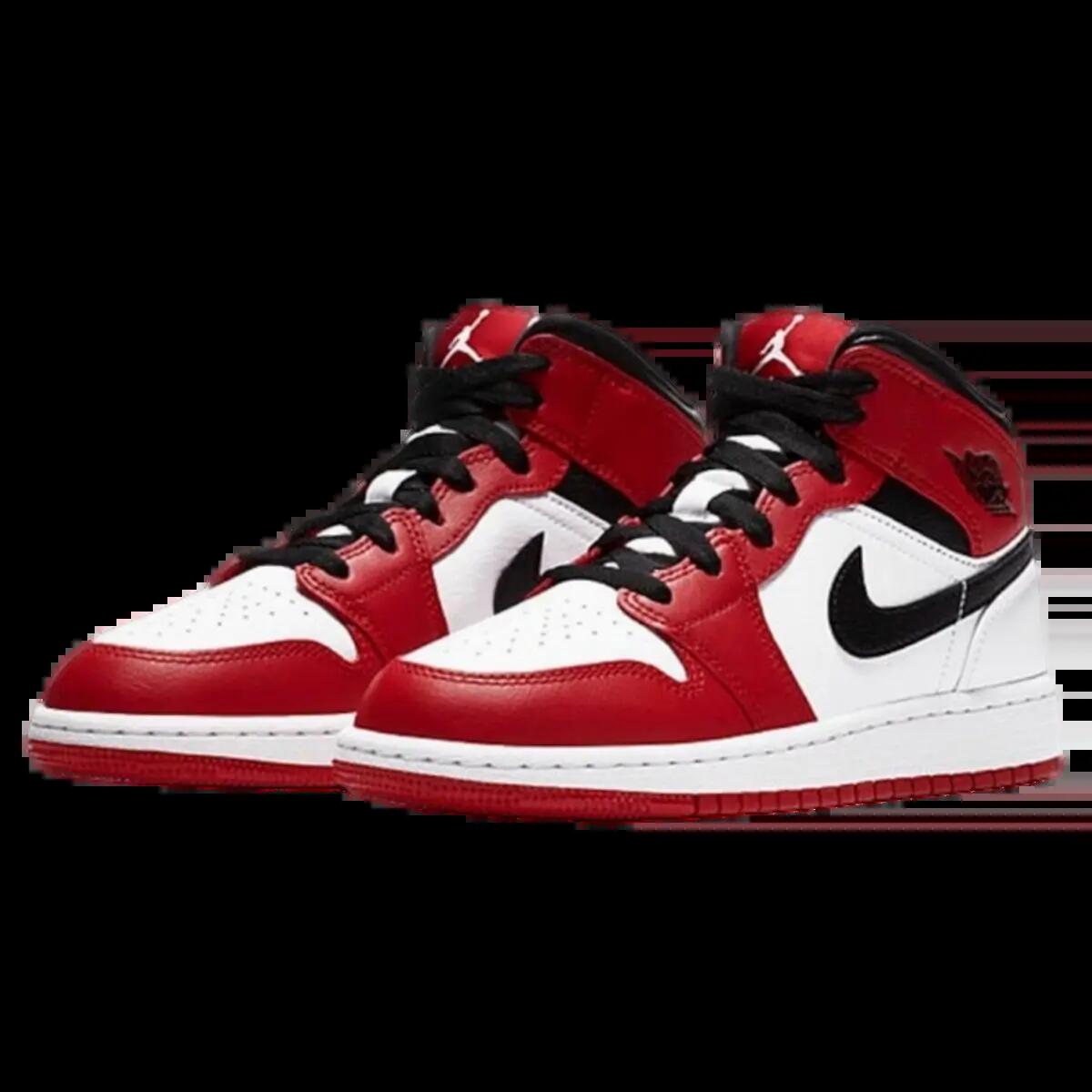Scarpe  1 Mid Chicago White 4/4