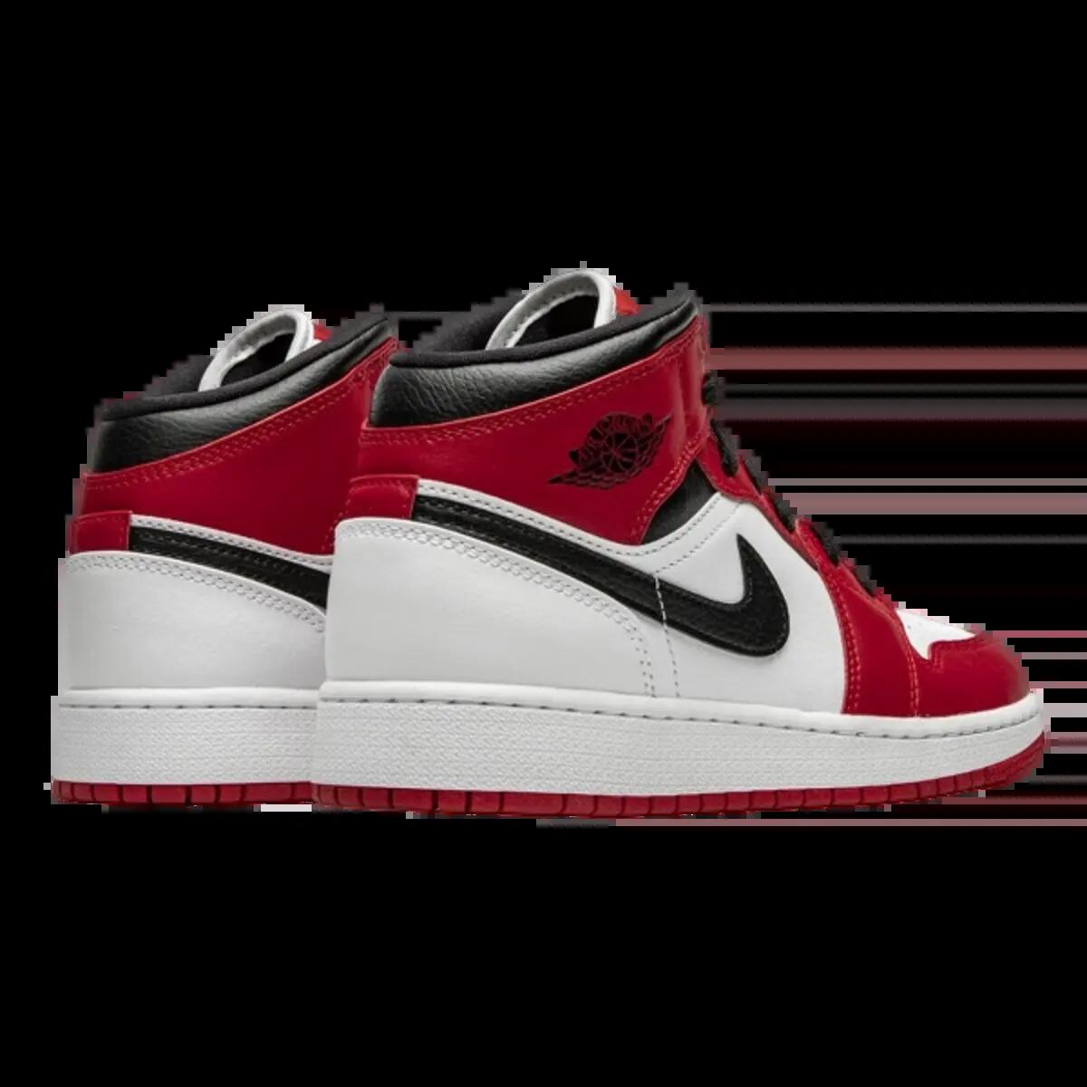 Scarpe  1 Mid Chicago White 3/4