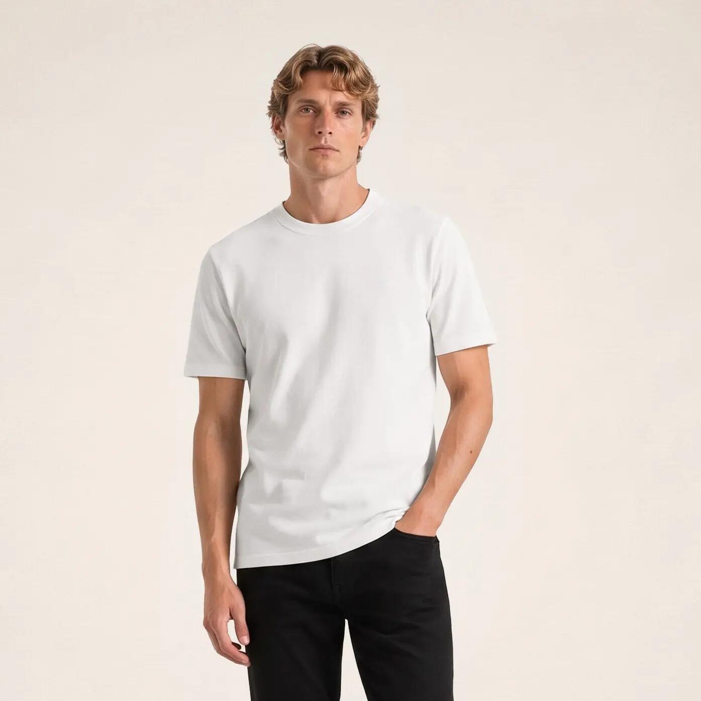 T-shirt a maniche corte Théo in misto lino 2/6