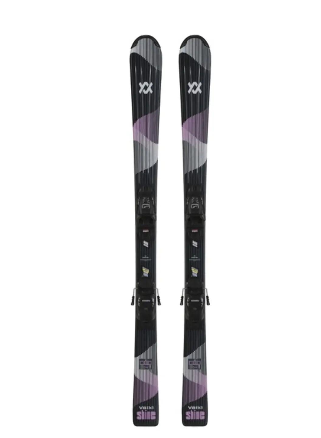 Ski-Set Shine Junior + Bindung 4.5 Vmotion Jr. Mädchen 2/2