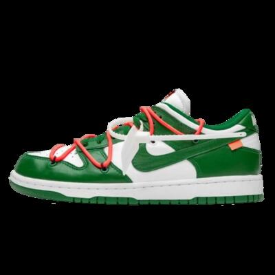 Schoenen off-white dunk low pine green