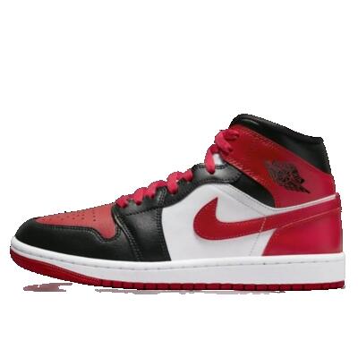 Schoenen 1 mid white bred toe