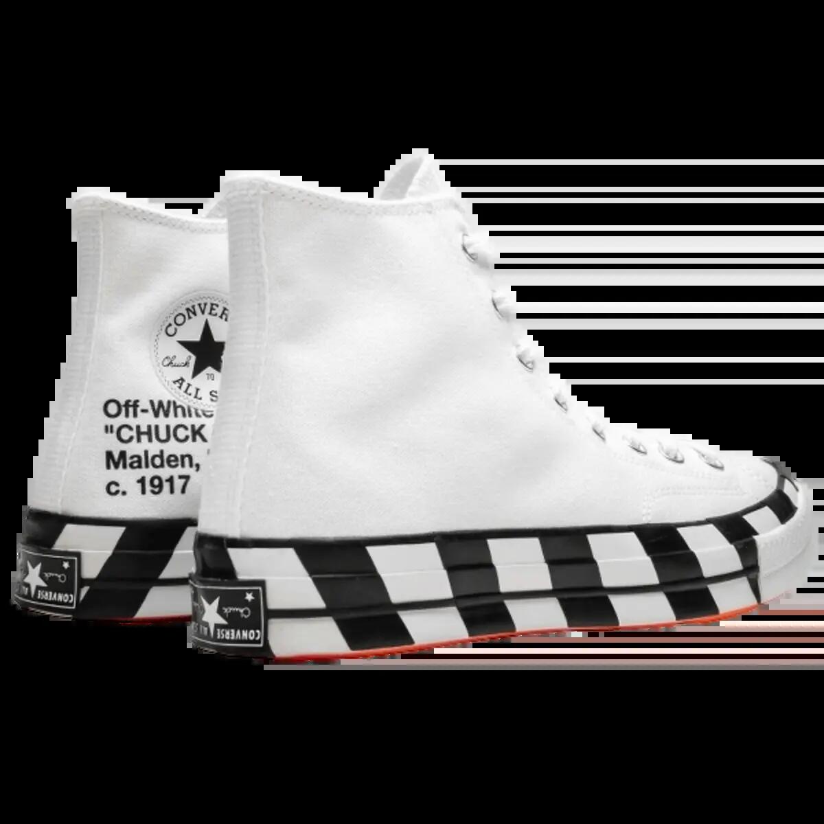 Schoenen Off-White Converse Chuck Taylor 70 Stripe 3/4