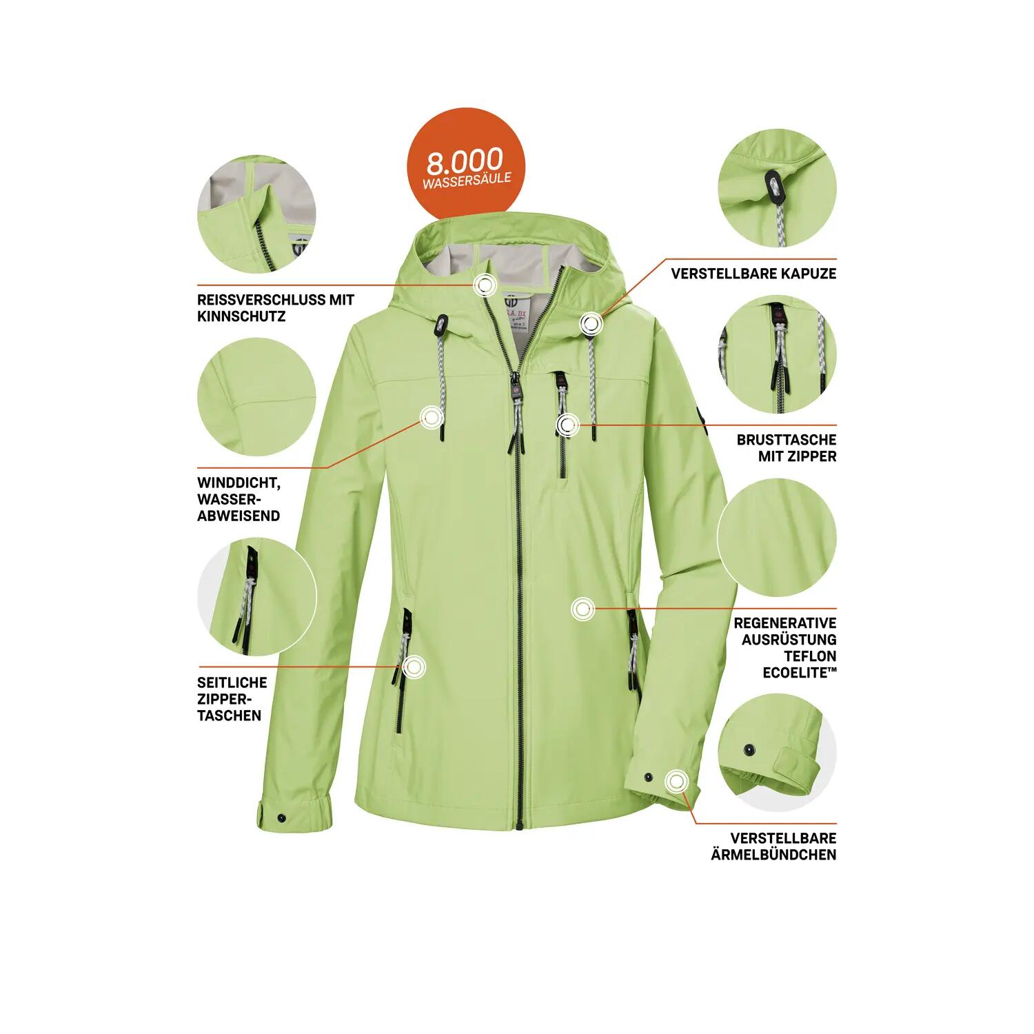 Damen Softshelljacke GS 74 5/6