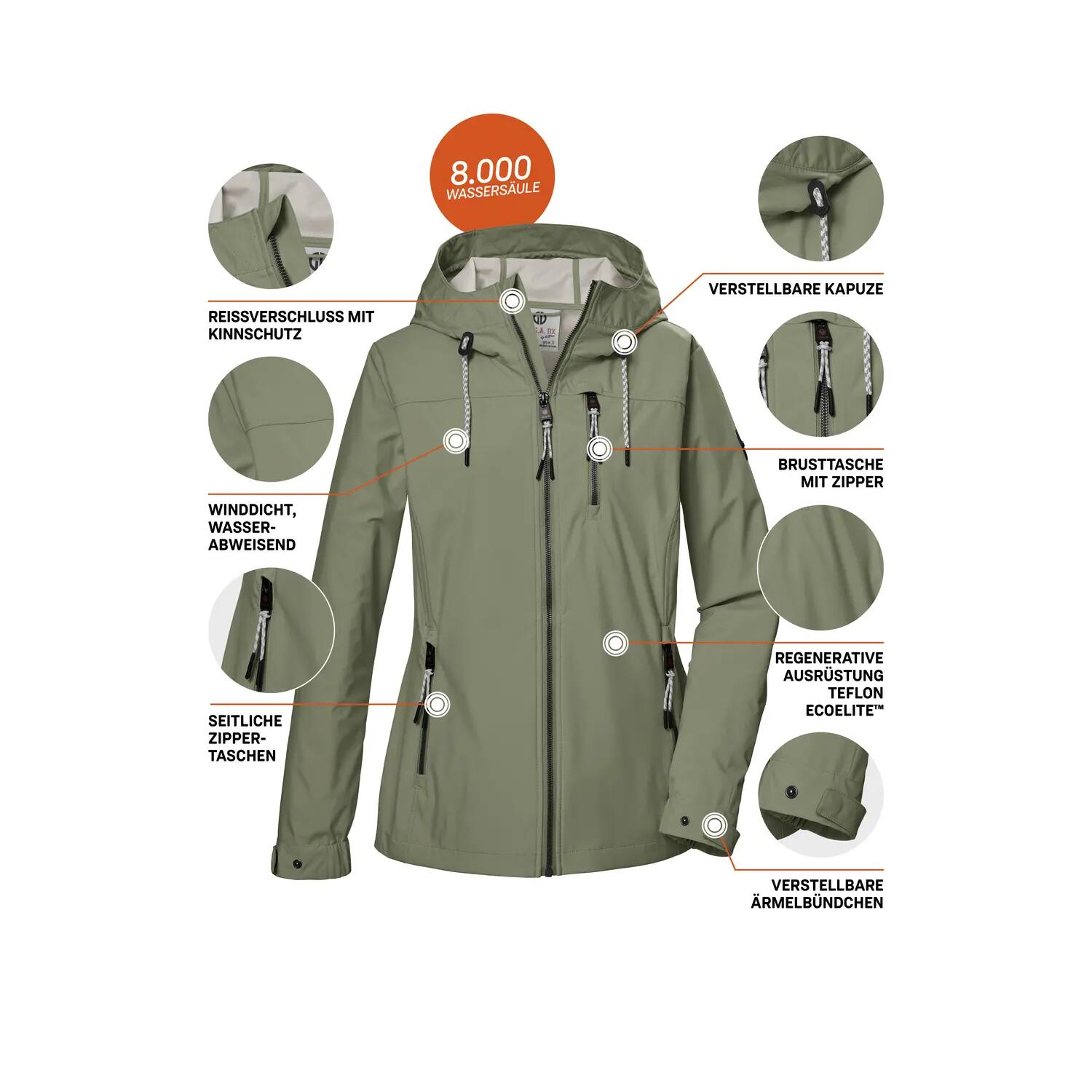Damen Softshelljacke GS 74 5/6